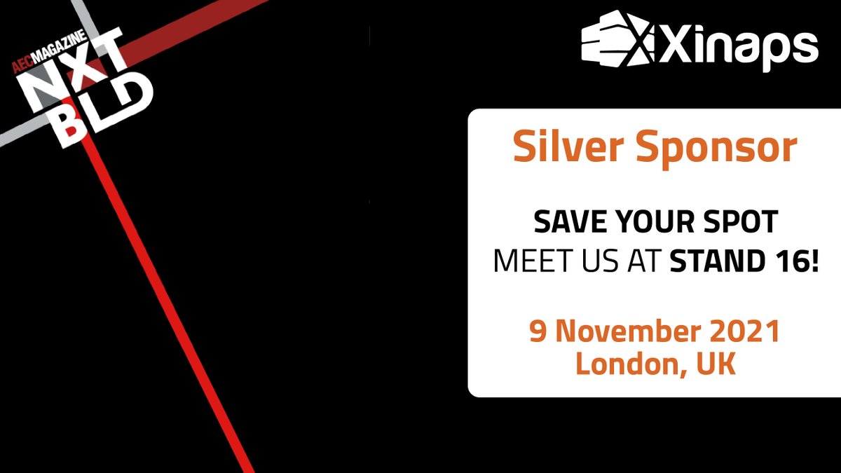 xinaps_'s tweet photo. Join us at the upcoming @NXTBLD in partnership with @Lenovo which will be held at the Queen Elizabeth II Centre, #London on 9th November 2021! 🎉🥳🥳💻
Save your spot! More info: https://t.co/ULn7waOIdG
#bim #aec #construction #events #constech #technology #buildinginformation https://t.co/YSq0pxzZs7