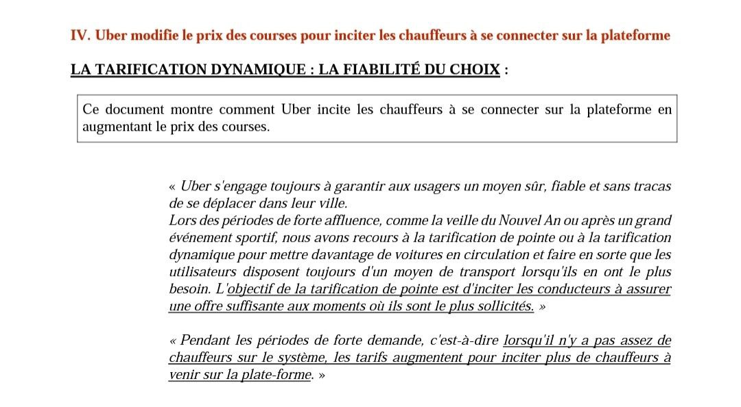 leilachaibi's tweet photo. "Révélations #uberpapers de @BENALIBrahim20 en direct du forum. La preuve que l’algorithme est utilisé par Uber pour rendre accro les chauffeurs et augmenter les prix.
Les apps créent un profil avec vos informations persos et les font matcher avec les chauffeurs."#StopUberisation https://t.co/SVyBsgeen7