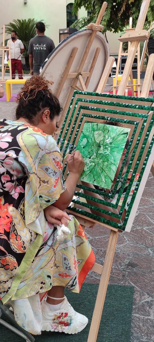 #QabayanTeam attended the Opening of Qatar International Art Festival 2021 Exhibition #QIAF2021 at Bldg 19, Katara Cultural Village. The art exhibition will run until Oct. 28 showcasing more than 250 artists with 500+ paintings &amp; sculptures on display from 65+ countries.