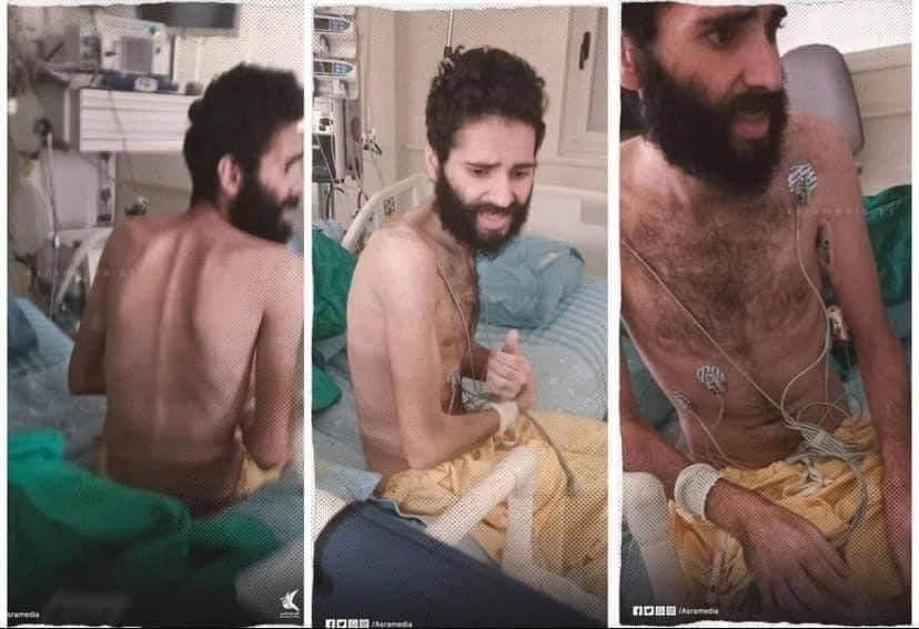 99 يوم وما بكم خجلٌ الموت فينا، وفيكم الفَزَعُ
الاسير_مقداد_القواسمة💔
حسبنا الله ونعم الوكيل ولا حول ولا قوة الا بالله 
ربنا يهونها 💔