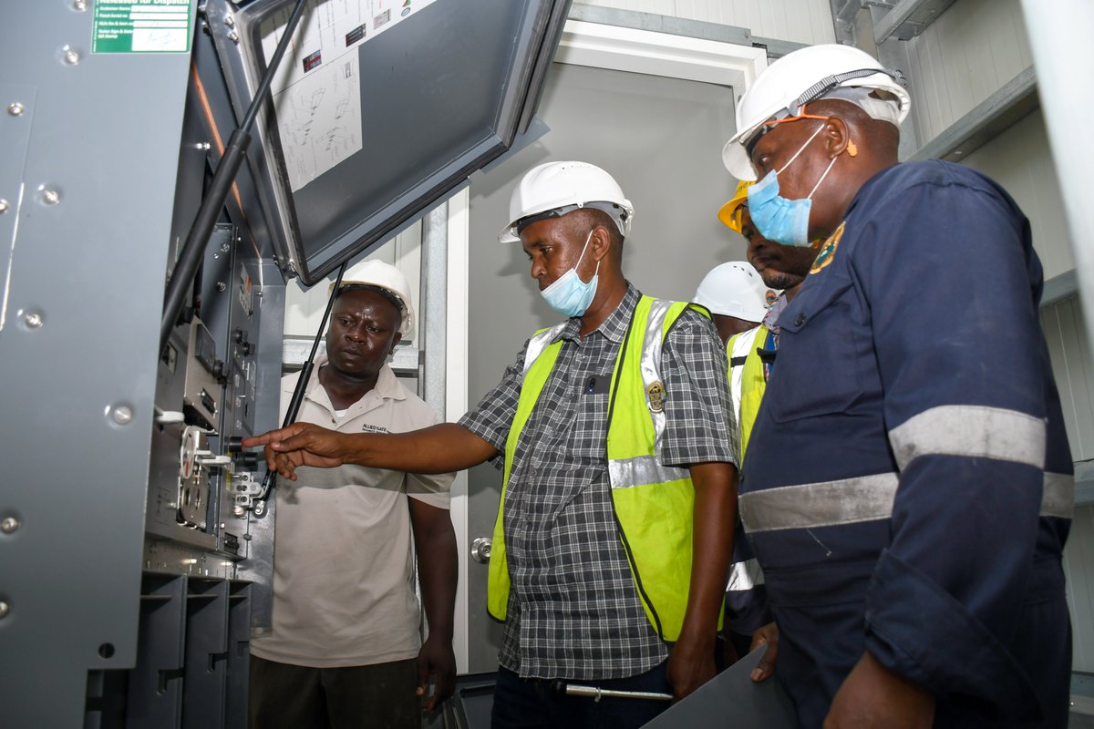 KenyaShipyards's tweet photo. Power connection by @KenyaPower at Mombasa Shipyard today. https://t.co/bbWcKirppU