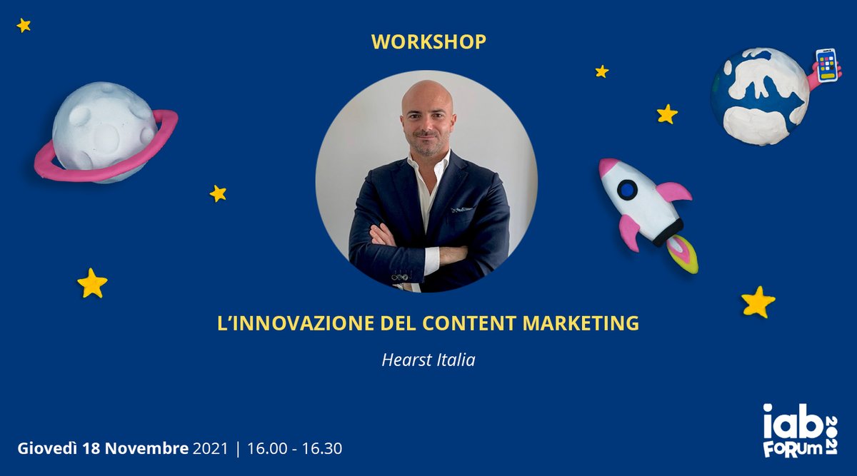Creare e distribuire contenuti per intercettare gli interessi del target è un obiettivo centrale della strategia Hearst. 
Segui il Workshop del 18 novembre alle 16 per comprendere l'approccio di Hearst alla creazione di contenuti innovativi e tailor made iabforum.it/workshop/hearst
