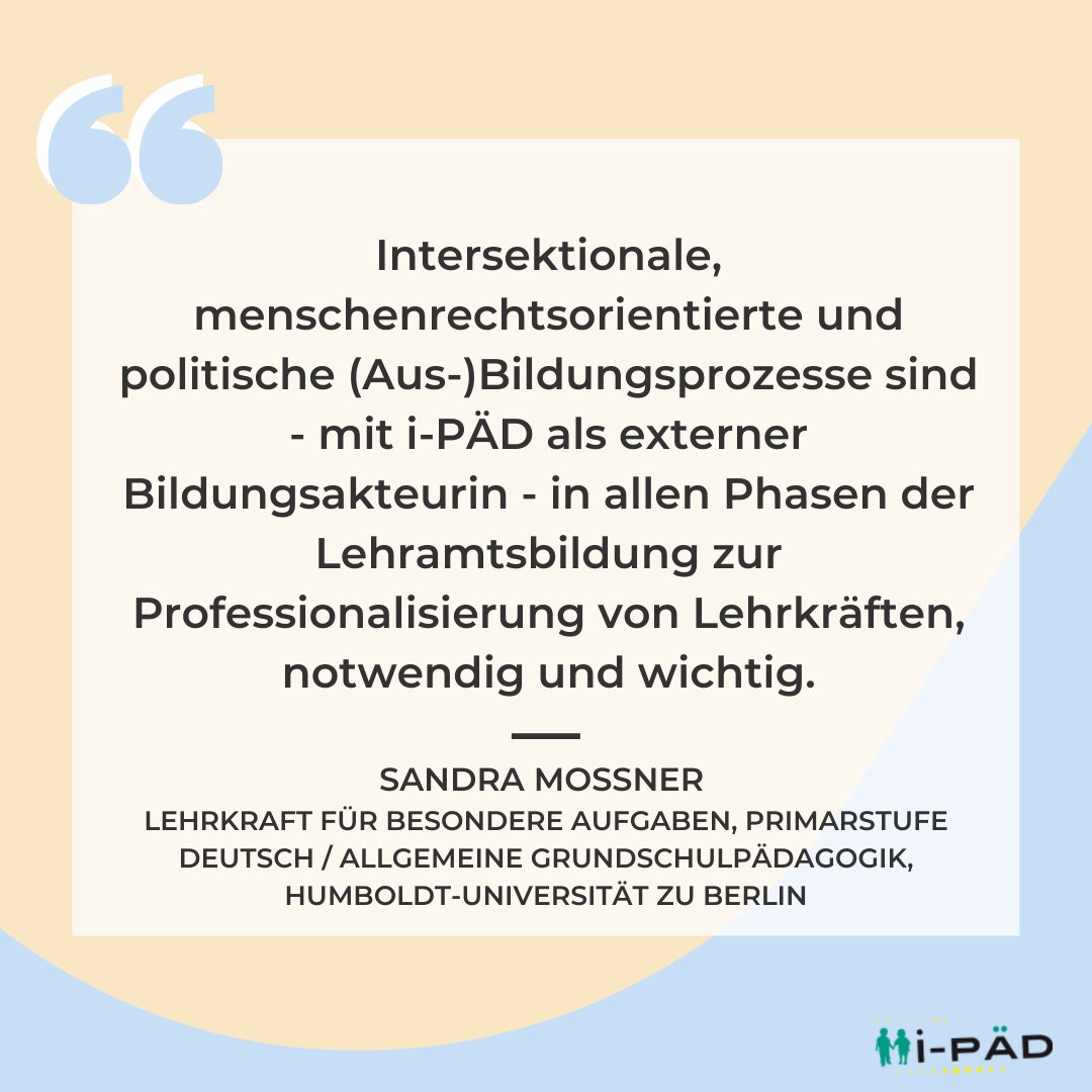 Kompetenzstelle intersektionale Pädagogik (i-PÄD) tweet media