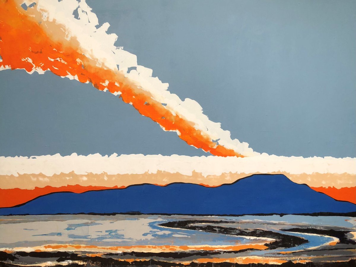 'Arran' by Claire Kinsey. Available in our charity exhibition. 
(buff.ly/3EwXR6P)