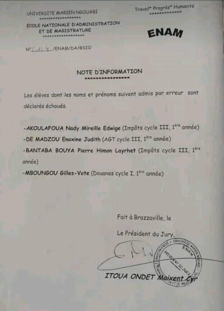 🇨🇬 Une administration désorganisée. Dans ce pays ,on ne connaît pas la démission . #ChezMoiAuCongo