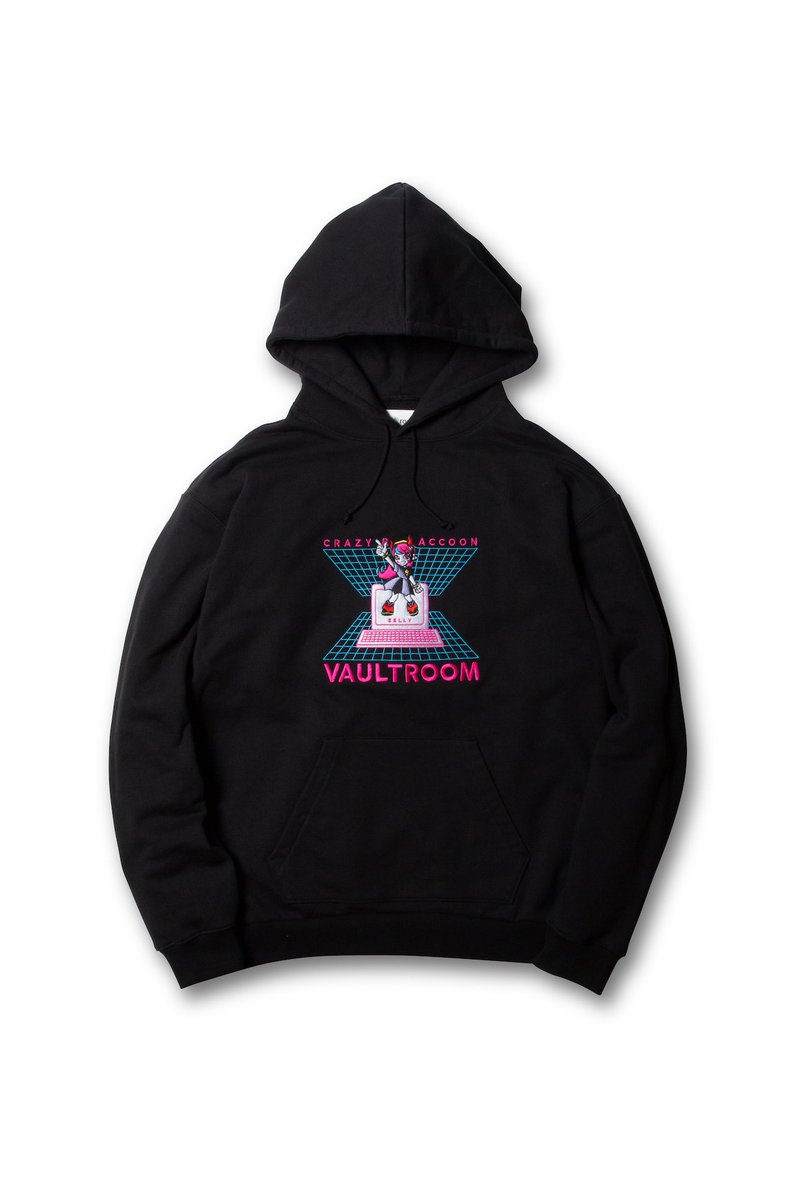 トップス vaultroom FRIENDLY ZIP HOODIE / BLACK M DDOS ZIP HOODIE / BLACK – VAULTROOM