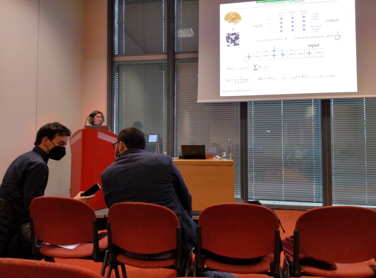 vbuendiar's tweet image. We have right now @SelfOrgAnna talking about criticality, optimality, and evolution at the React satellite in #CCS2021!