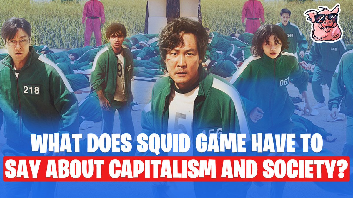 pigotedpod's tweet photo. 🚨BRAND NEW EPISODE 🚨

Join comedian @justinmoorhouse and science fiction writer and youtuber @SamFennah as we discuss Squid Game and the wider critique of capitalism. 

Available on all apps now! 🐷 https://t.co/S19vKjUCEm