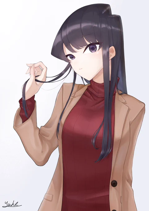 古見さん 秋#古見さんはコミュ症です  #イラスト 