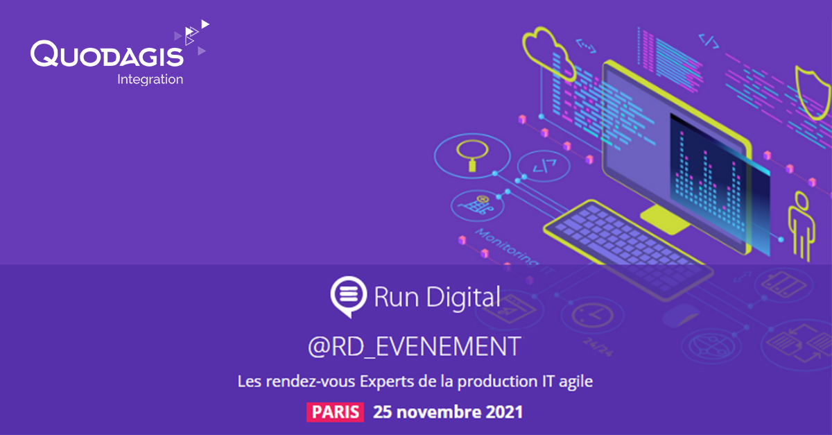 #SaveTheDate 📅 QUODAGIS Integration participe au Run Digital Operations du 25 Novembre à Paris. 📢
Demandez votre invitation dès maintenant 👉 lnkd.in/g7Dy63v