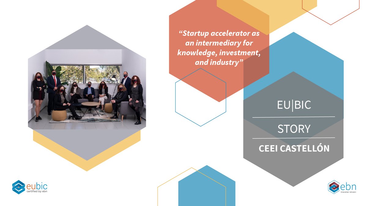 EUBIC's tweet photo. "We believe that accelerators provide great opportunities for entrepreneurs. Besides, personal support, they also provide critical direction, experience, and knowledge." @emprenemjunts
➡️ https://t.co/ggBS1me31J
#EBN2021 #memberstory #ceeicastellon #ProgramaOrbita #Orbita2021 https://t.co/krgpenYBvv