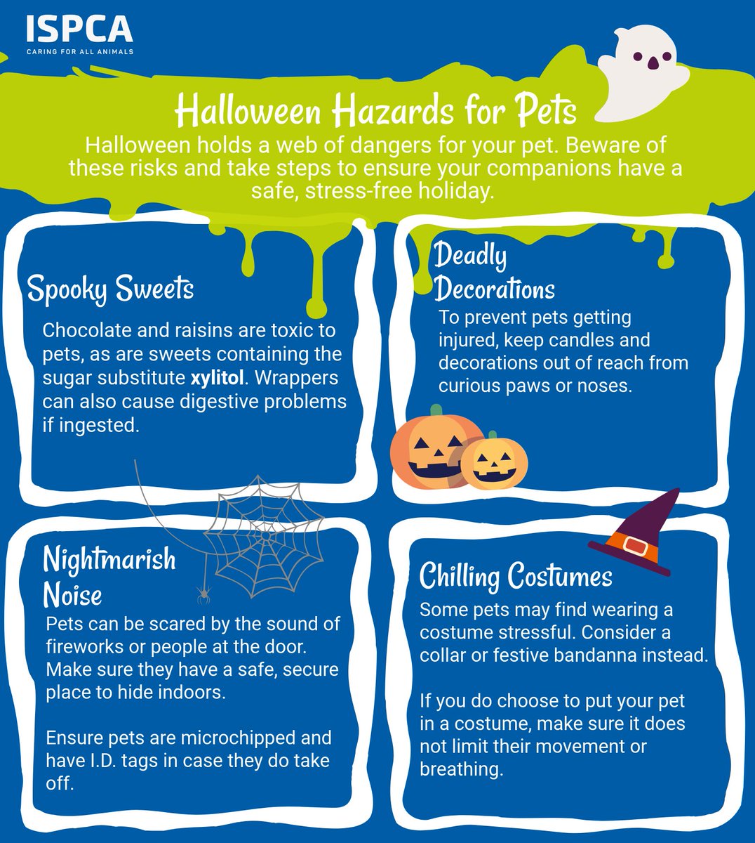 DubFireBrigade's tweet photo. #Halloween advice for pets from @ISPCA1  

🎇Bonfires and fireworks are scary and dangerous for pets

🏡Keep a close eye on them, keep them safe at home

🐩 Are they microchipped ? Make sure they have an ID tag  

This Halloween Stay Safe &amp; Sound #SafeAtSamhain https://t.co/VNKBjtLuCu