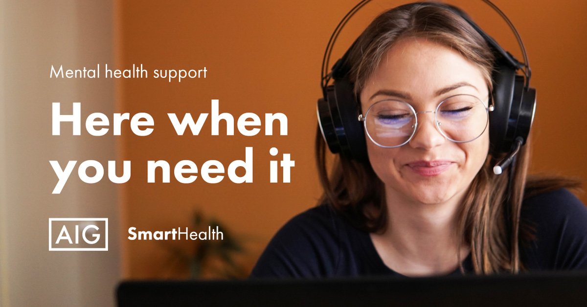 EmilyProtection's tweet image. 1 in 6 of us will experience a mental health problem. 

All of @AIGLifeUK customers get free unlimited access to Mental Health Support all year round with our award winning Smart Health. 

#lifeinsurance #SH #WhyAIG #MentalHealthSupport