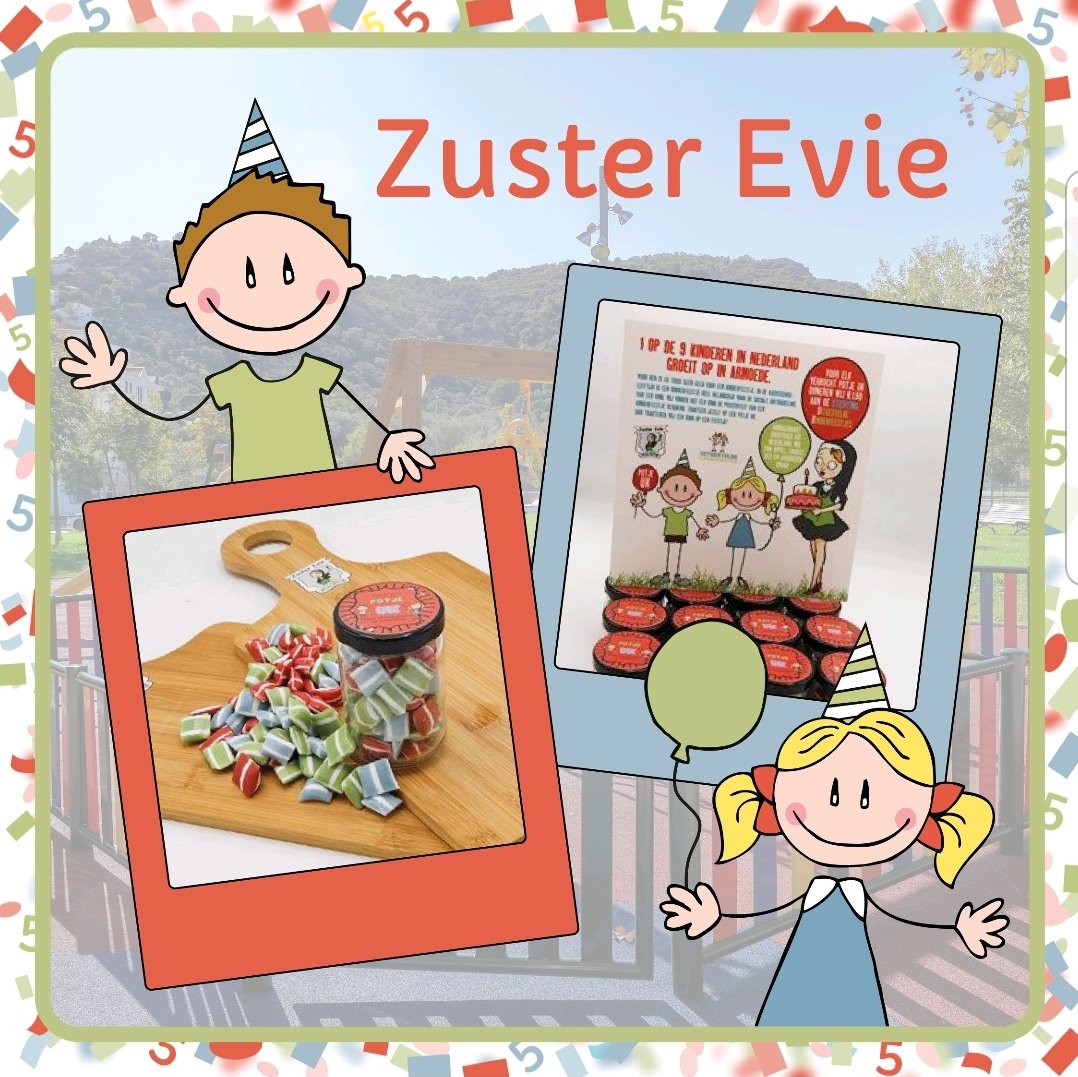 Dat ziet er lekker uit! Een Potje UK van Zuster Evie. <a href="/ZusterEvie/">Zuster Evie</a>
Bestel de Potjes UK via uitgesteldekinderfeestjes.nl op onze speciale jubileum pagina.  Hoe meer potjes we dus verkopen, hoe meer jarigen we kunnen gaan verrassen!
#jubileum #snoep #kerstcadeau #sinterklaas #jarig