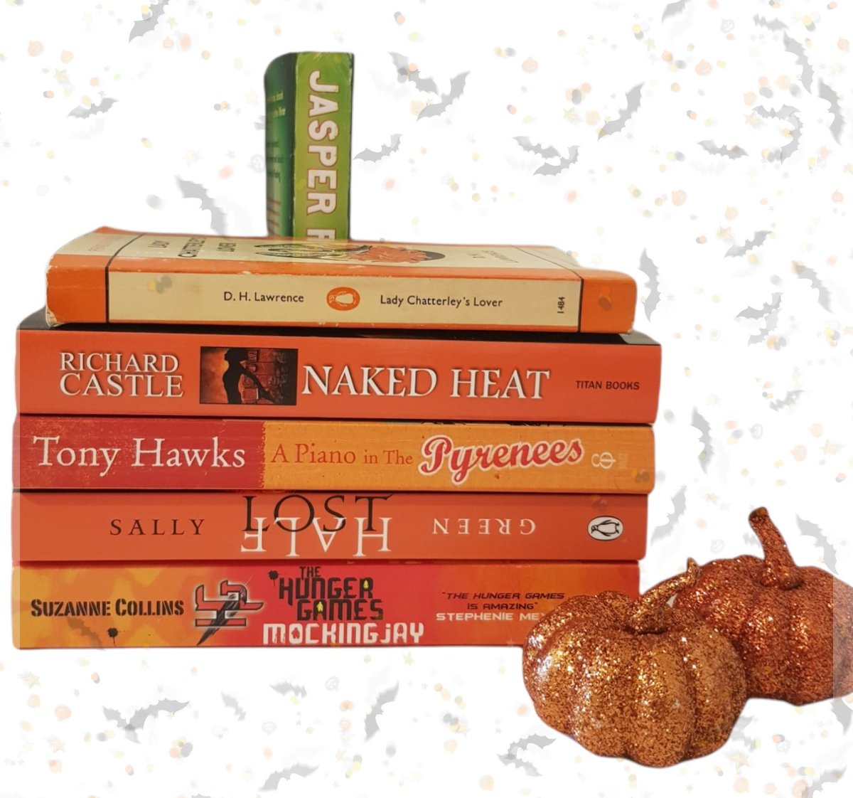 pjsandbooks's tweet photo. Check out my #PumpkinStack #BookTwitter Have you read any of these books? https://t.co/OMgdjbt1Uc