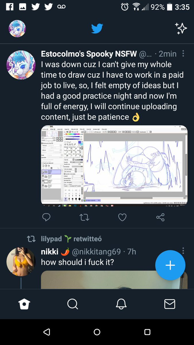 EstocolmoNSFW's tweet photo. It's funny how I'm being deep while someone is having such interesting question on their mind https://t.co/Ep9imFpcYk