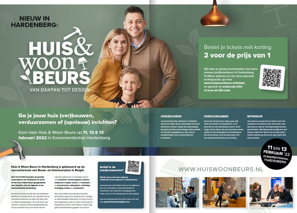 Easyfairs Nederland (@easyfairsnl) on Twitter photo Vandaag in de bijlage Wonen & Zo van Weekblad <a href="/TorenHardenberg/">Weekblad de Toren</a> een XXL-advertentie over de nieuwste beurs in Evenementenhal Hardenberg: Huis & Woon Beurs. Voor meer info: detoren.net/reader/21052#pโฆ of huiswoonbeurs.nl
#bouwen #verbouwen #verduurzamen #interieur Vandaag in de bijlage Wonen & Zo van Weekblad <a href="/TorenHardenberg/">Weekblad de Toren</a> een XXL-advertentie over de nieuwste beurs in Evenementenhal Hardenberg: Huis & Woon Beurs. Voor meer info: detoren.net/reader/21052#pโฆ of huiswoonbeurs.nl
#bouwen #verbouwen #verduurzamen #interieur