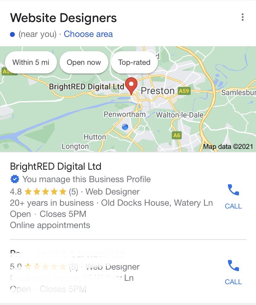 Are you making use of the best FREE resource on Google? 

We’re talking about your Google My Business profile, and if you’re not making the most of yours then you are really missing out.

Find out how best to use yours the. Check out our guide here brightred.digital/news/how-do-i-…

#SEO