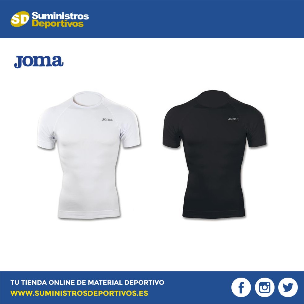 sumdeportivoscc's tweet photo. Os presentamos la camiseta térmica Joma Brama Classic M/Corta. Cómoda, transpirable, elástica y térmica ❄🌧

Proporciona una perfecta protección y comodidad gracias a sus características de impermeabilidad contra todas las condiciones meteorológicas.

👉 https://t.co/csmNnIEisC https://t.co/An5mHCDBjh