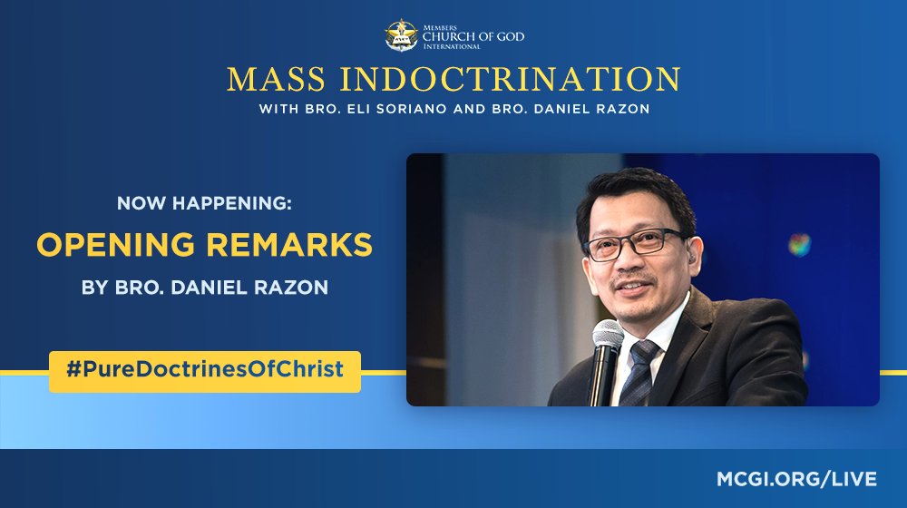 AngDatingDaanTV's tweet photo. To kick-start tonight’s biblical study, here’s Brother Daniel Razon for the opening remarks.

#PureDoctrinesOfChrist
#BiblicalDoctrinesDay13 https://t.co/PGPRC2X2D1