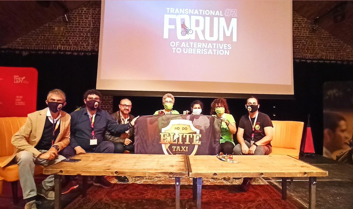 LA FEDERACIÓN ÉLITE TAXI ESPAÑA presente en el "TRANSNATIONAL FORUM OF ALTERNATIVE OF UBERIZATION" un evento con el objetivo destacar la voz y las demandas de los trabajadores de las plataformas digitales y la uberizacion de los mercados.
Presentes <a href="/Rafabaena8/">Rafabaena</a> <a href="/Vigotaxi/">Roberto Costas</a> <a href="/titor41/">Tito R.🔻</a>
