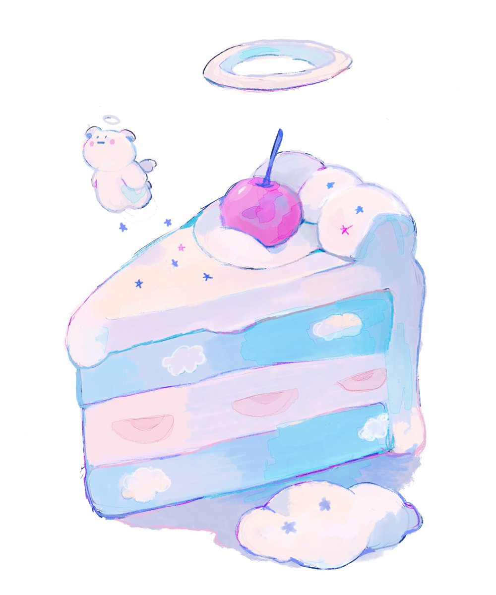 「cake ☁️✨ 」|ペパーミントのイラスト
