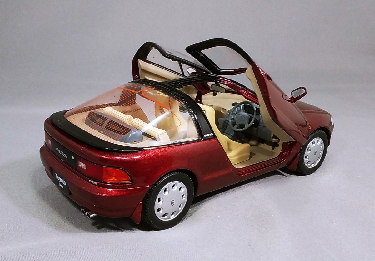 国産名車コレクション トヨタ・セラ。このシリーズ、尻上がりに出来が