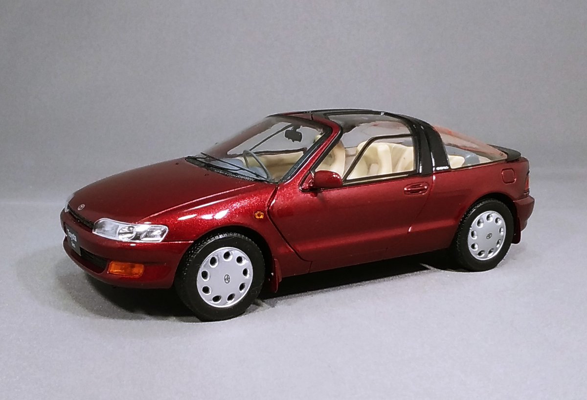 国産名車コレクション トヨタ・セラ。このシリーズ、尻上がりに出来が