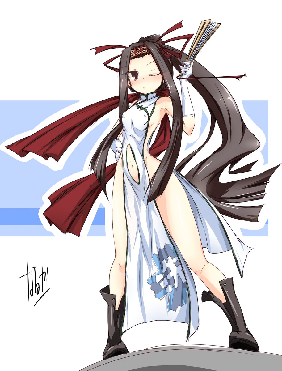 ガルパン ガルパン 左衛門佐 カッコいい感じのもんちゃん なるかのイラスト