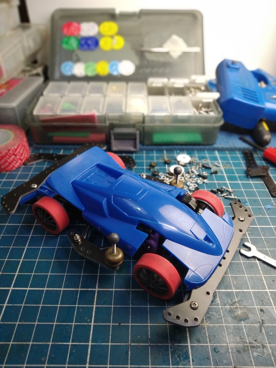 TeamFlazh's tweet photo. Wat dis?

#sidedamper #basicmax #starterpack #tamiyaindonesia #Mini4WD #TamiyaMini4WD #STO100 #ミニ四駆 #tamiya #furush #teamflazhchannel https://t.co/eKAaGBhs1w