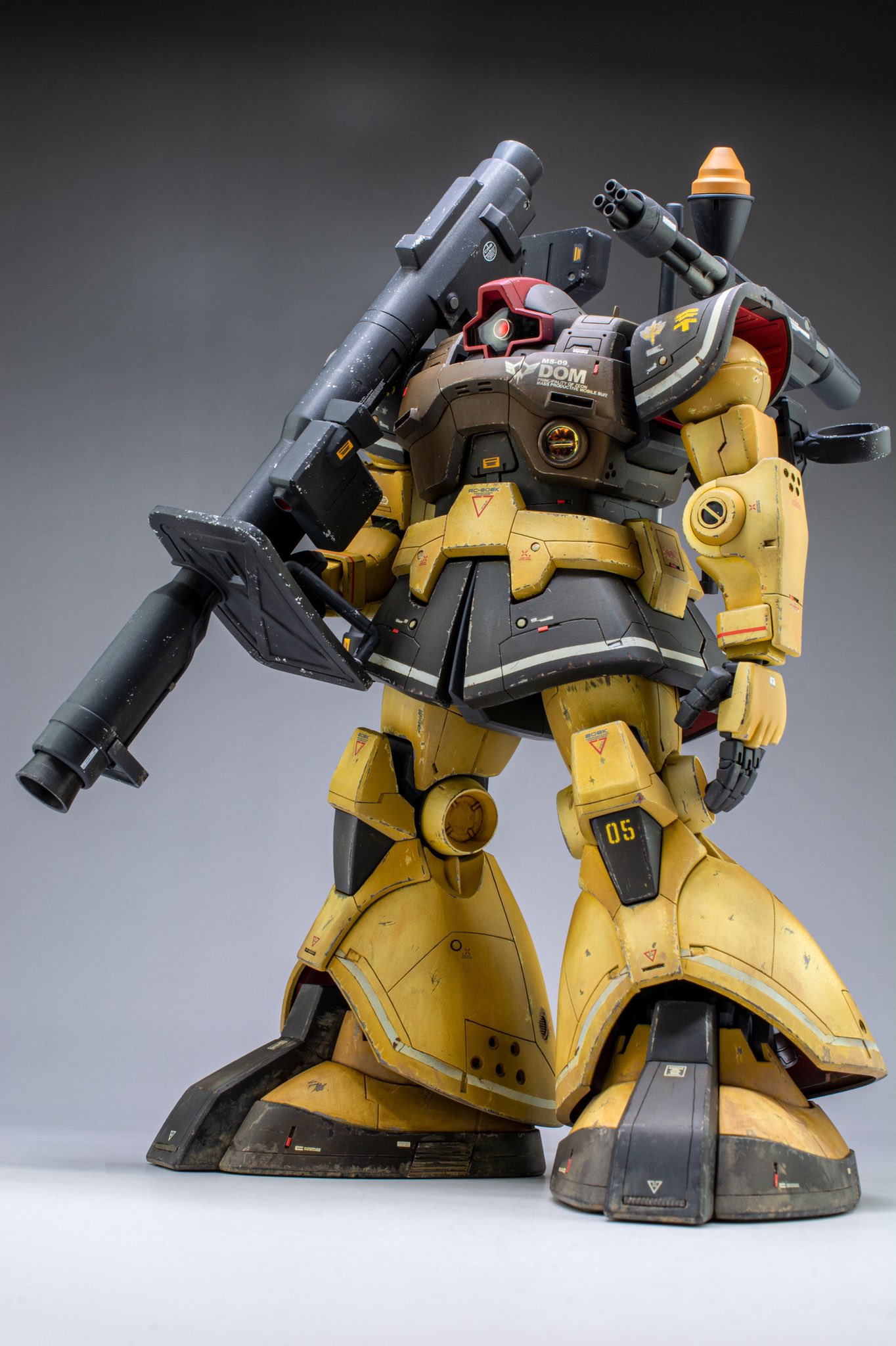 MG ドム デザート完成(^^)/ | まりもんのガンプラ