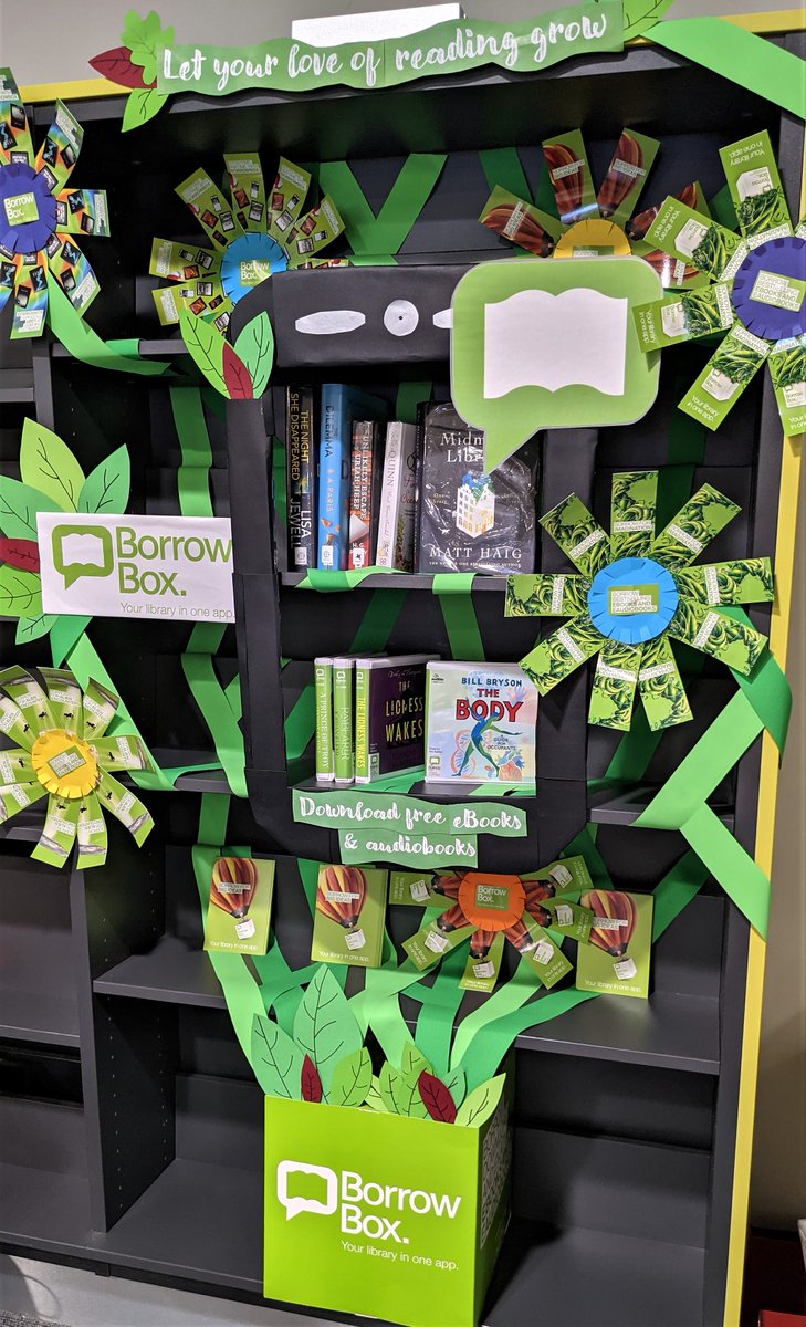 StaffsLibraries's tweet image. "Let Your Love of Reading Grow" with a eBook or eAudio download from #BorrowBox #LichfieldLibrary
#BorrowBoxBranchDisplay #SharetheChange.
