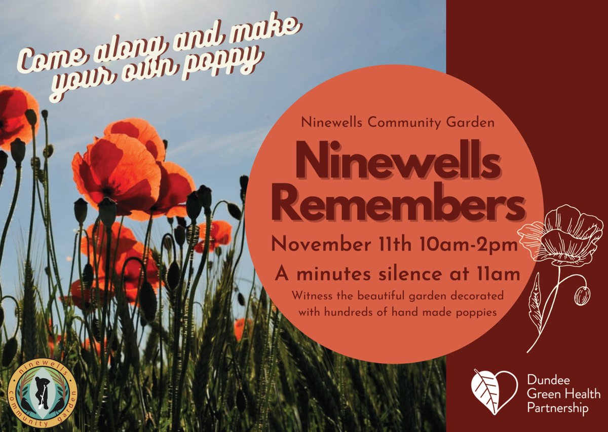 On the 11th November the garden will be remembering local people who  have served in the #ArmedForces. Some of whom made the ultimate sacrifice and others who lived to remember.  You can find out more in our blog bit.ly/3Ek96PB