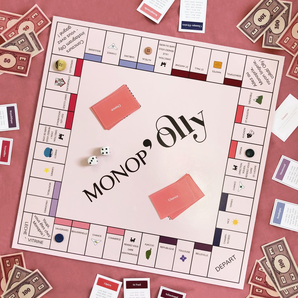 Attention, collab' de folie Olly X <a href="/Monoprix/">Monoprix</a>  !
Et pour l'occasion on vous sort le grand jeu : deux modèles inédits à retrouver exclusivement chez Monoprix pendant 6 semaines dans plus de 60 magasins partout en France  !