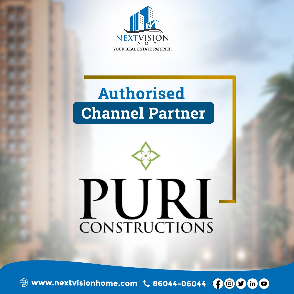 nextvisionhome's tweet photo. @puriconstructio Delivering Quality in Each Endeavour.
.
.
.
For details Get in Touch
Next Vision Home
086044 06044
bharat.sadana@nvrspl.com
https://t.co/Fe7b1F4h7b
.
.
.
#nextvisionhome #NextVision #investment #gurgaon #househunting #luxury #realestatelife #realty #business https://t.co/bXKQEnbVO9