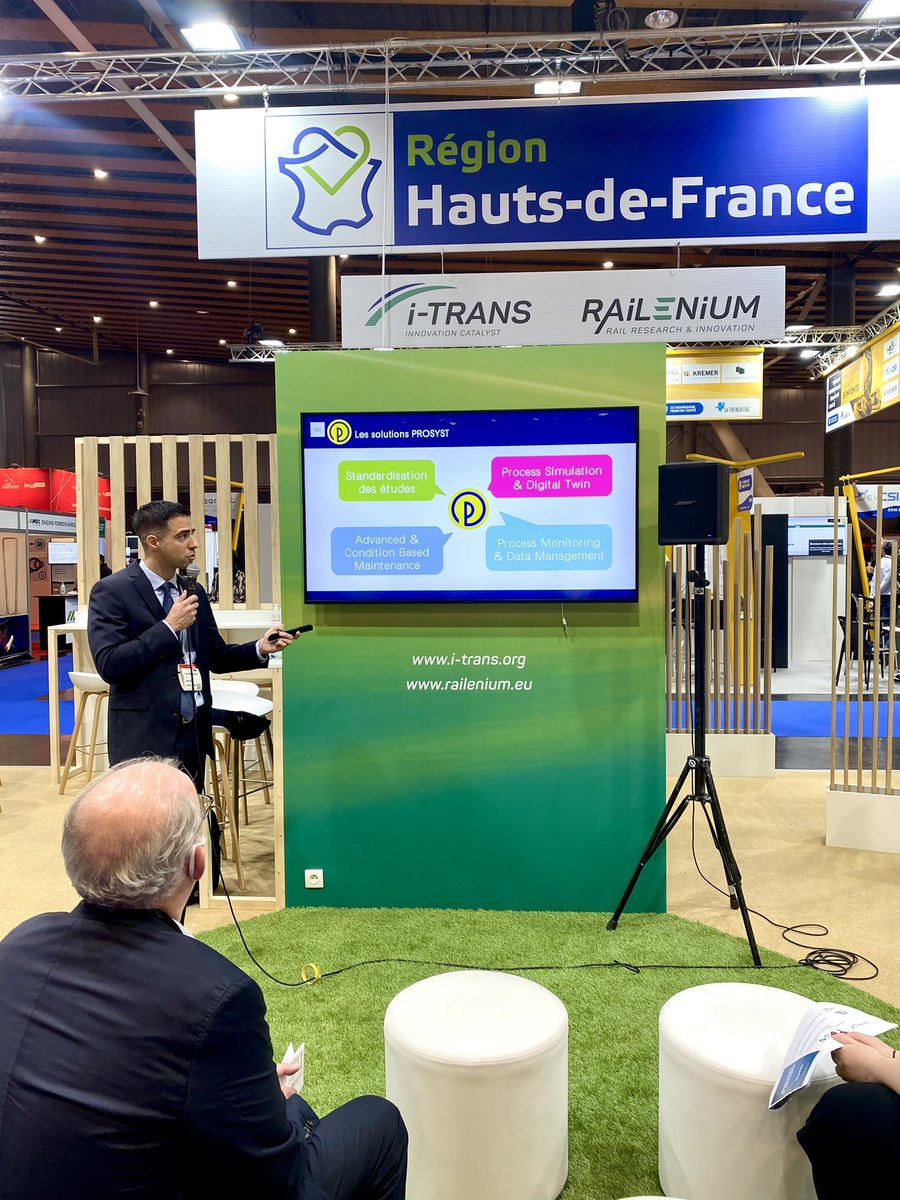[#SIFER2021]

👉🏻 1er pitch de PROSYST sur les technologies Industries 4.0 appliquées au secteur ferroviaire !
