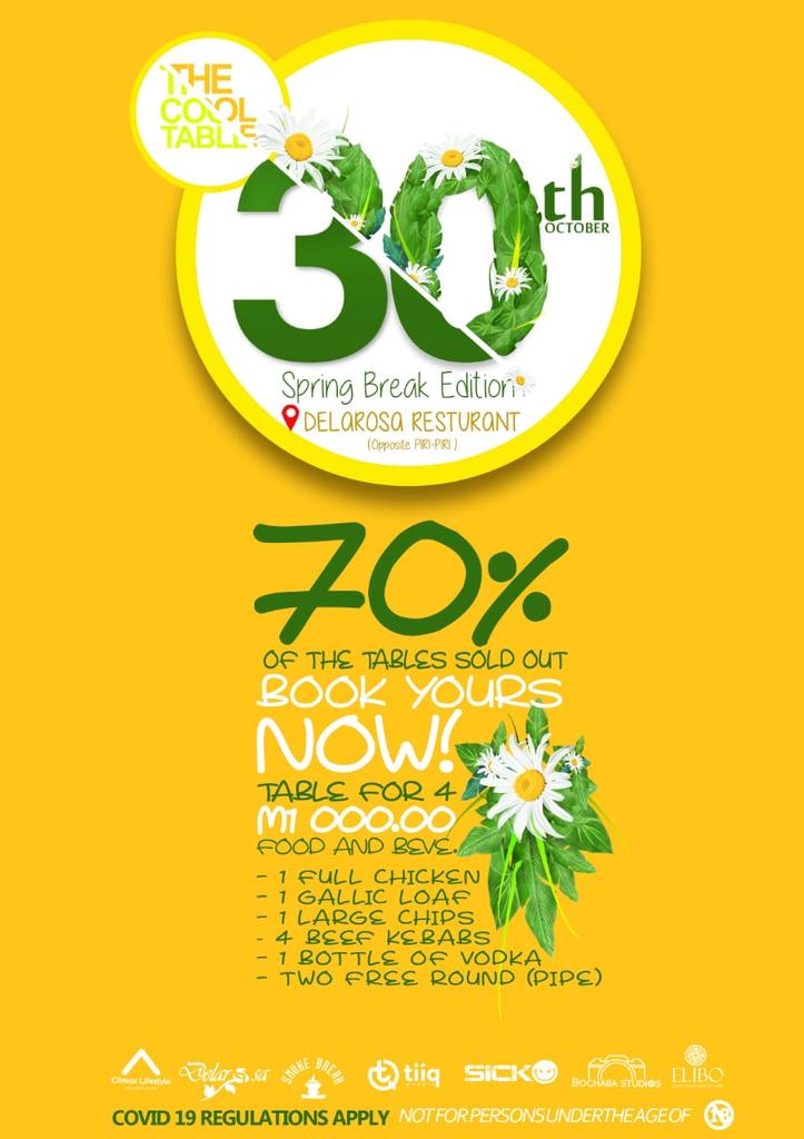 iamlets_chill's tweet photo. 3 more days to goπ¦πΈπ»πΌππ. Be a part of the remaining 30%πΉπΉ
#TheCoolTable #SpringBreakEdition https://t.co/NK0FIZApVW