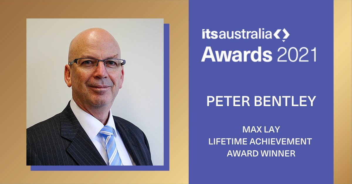 ITS Australia is delighted to announce that Peter Bentley has received the association's highest honour, the Max Lay Achievement Award. The award recognises Peter's broad and impactful contribution to the nation’s Intelligent Transport Systems industry.

bit.ly/3bcMJPR