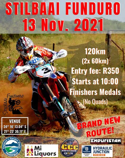 Upcoming Event (Stillbaai Funduro 2021) has been published on Funduro Events South Africa - funduro.co.za/stillbaai-fund…
