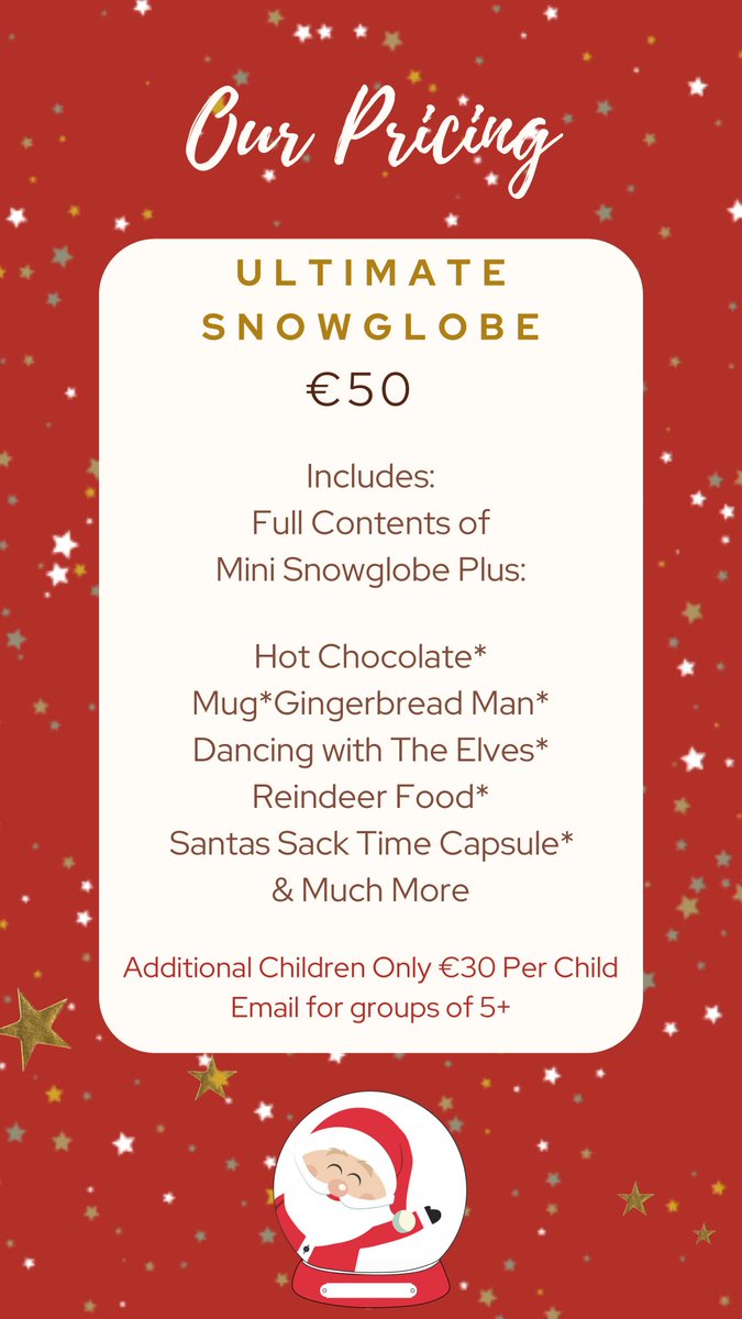 Check out our price lists below

#Christmas #Christmas2021 #christmasexperience #Santa #athome #cosy #LouthChat #localbusiness #homemade