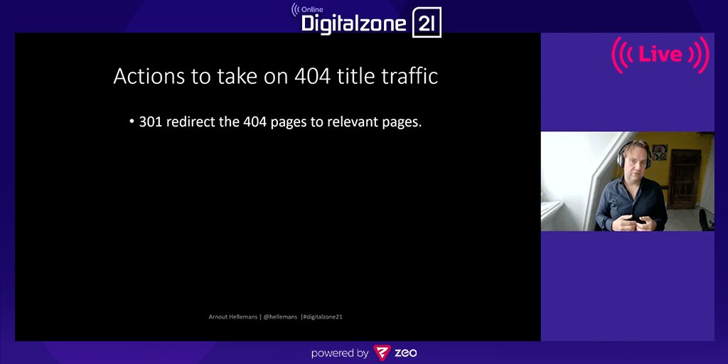 digitalzoned's tweet photo. 🎤@hellemans is speaking about using free data sources for SEO such as Bing Webmaster Tools and Google Search Console to get the most out of the SEO opportunities. Go to free registration link👇
https://t.co/73a4iTiBNA
#Digitalzone21 #Digitalzone https://t.co/boUM6TCOLx