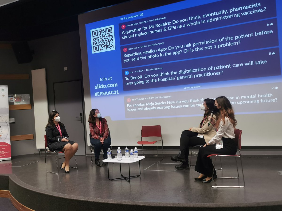 EPSA_Online's tweet photo. #EPSAAC2021 | the second Panel discussion with @majasercic, Céline Rodier and Cátia Sousa Marques

#EPSA #EPSALYON2021 #PHARMAREVOLUTION #ANEPF #Students #pharmacist https://t.co/HQaObfURJq