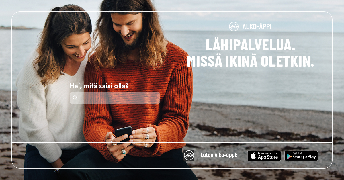 Alko_Oy's tweet photo. Missä Alkon myymälässä myydään suosikkituotettasi? Alko-äpillä pystyt näppärästi tarkistamaan lähimmän myymälän, jossa tuotetta on saatavilla. Lataa sovellus ilmaiseksi App Storesta tai Google Play -sovelluskaupasta. #AlkoApp #AlkoÄppi #mobiilisovellus #alkopalvelee https://t.co/mUmiRPBy8f