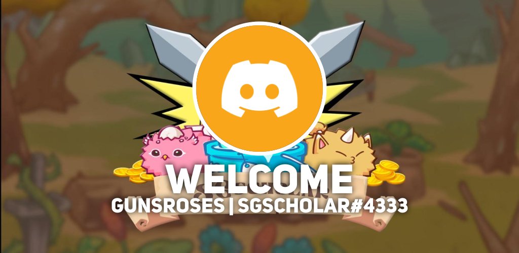 axie_sg's tweet photo. WELCOME TO SGSCHOLAR GUNSROSES 🥳🎉
For more scholarship spots, please 
follow our SocMed accounts:

♪ Tiktok: https://t.co/VhlLox7GJQ
YoutubeChannel:https://t.co/FcEShJexMQ
#SGScholar #Axiescholar #AxieInfinity #axieinfinityscholarship #AXIE #SGSCHOLAR https://t.co/DS7odBtF0M