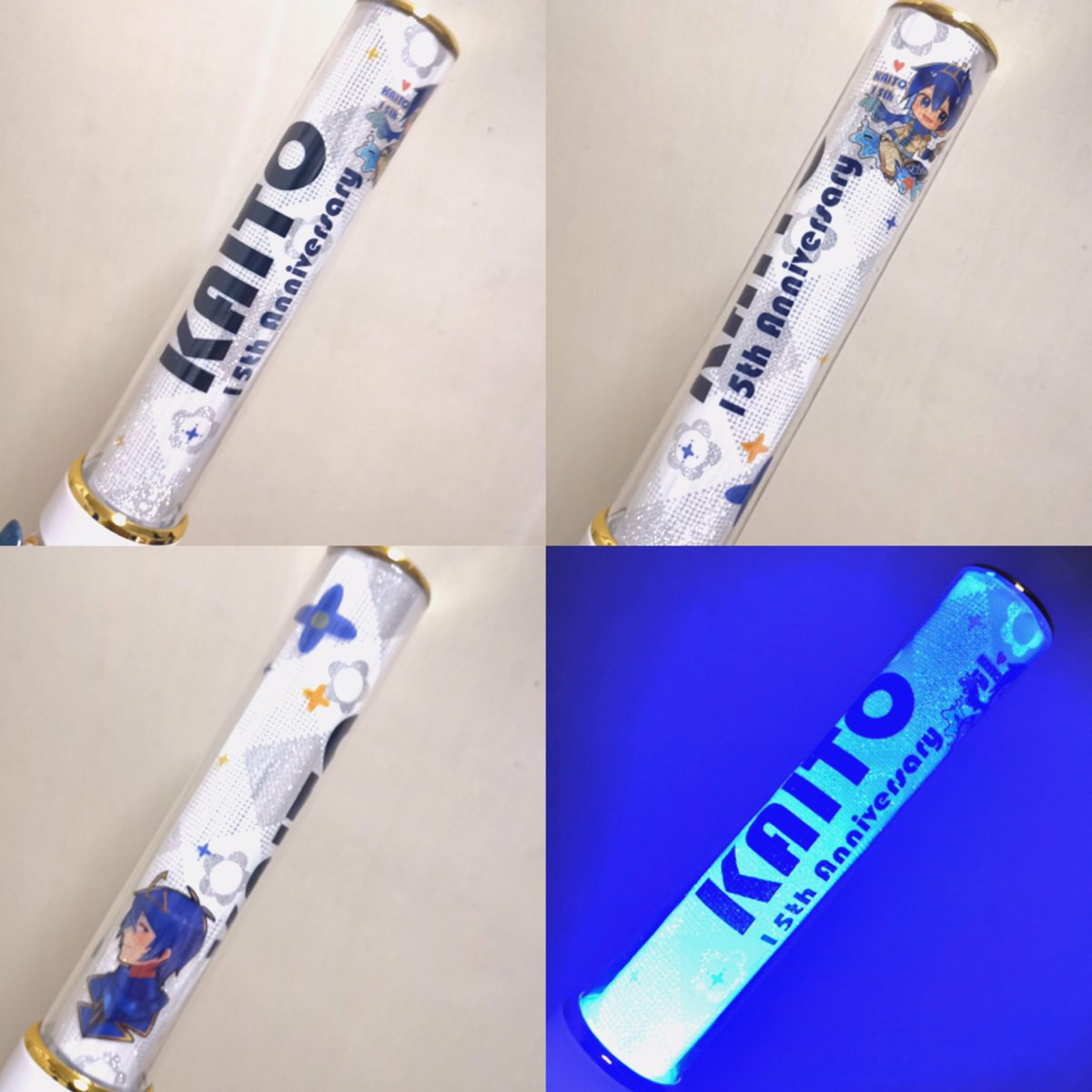 マジミラKAITO15thセットのペンライトフィルムとボディシールのサンプル写真です🍨
(特典ポスカは2枚ではなく1枚で裏表印刷です)
※販売は20時ちょうどにURLをツイート予定
#MM21_KAITO15thセット