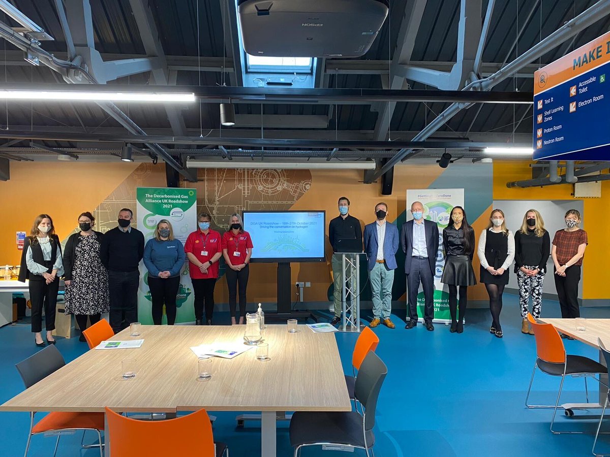 D_G_Alliance's tweet photo. We're all set for the final event of the DGA Roadshow at @AberdeenSci!
Today, we're hosting a mock #COP26 event — with 50 students and STEM ambassadors — to discuss how the energy transition is an integral part of discussions around climate change.
#GettingNetZeroDone https://t.co/EAQM0mrI61