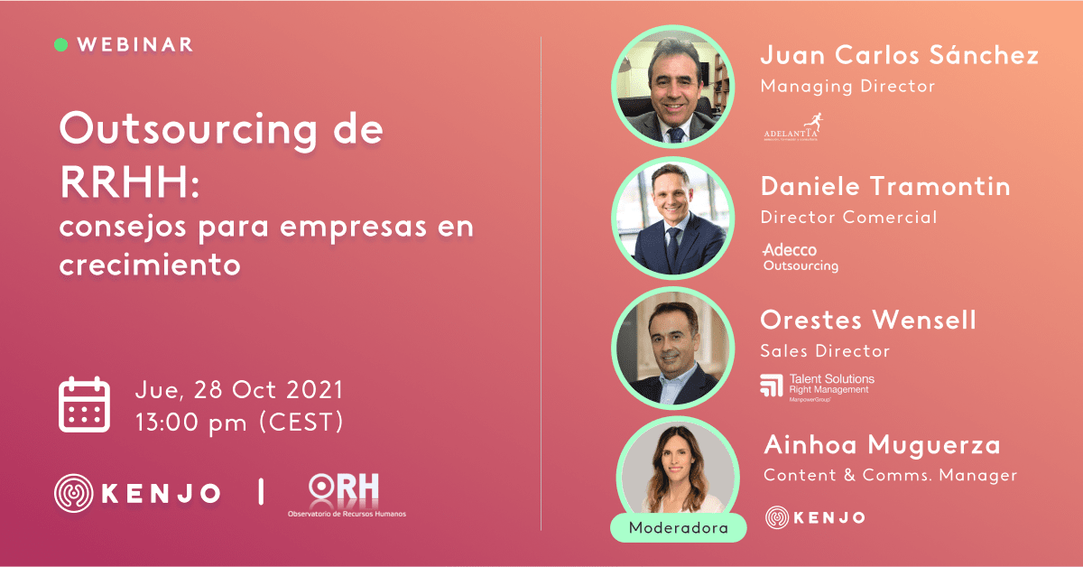 Si quieres saber cómo la externalización de servicios de RRHH puede ayudar a tu empresa a crecer, no te pierdas mañana a las 13:00h (CEST) nuestro webinar junto a <a href="/ORH_RH/">observatoriorh.com</a>, <a href="/adecco_es/">Adecco</a>, <a href="/AdelantTa/">AdelantTa</a> y <a href="/ManpowerGroup/">ManpowerGroup</a> (<a href="/OrestesWensell/">Orestes Wensell</a>) 

Regístrate aquí 👉 tinyurl.com/59a7rn85