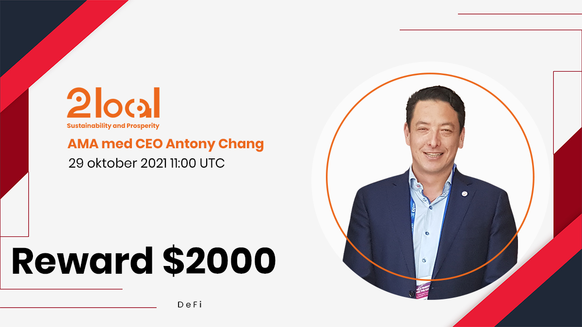 2Norway1's tweet photo. 📣 AMA med kjekke belønninger 📣

🌟 2local arrangerer en AMA med administrerende direktør Antony Chang

Tid og dato:
⏰29. oktober 2021 11:00 UTC
💠Belønn $2000 i 2LC💠

1 deltaker kan vinne opptil $1000

🚨Fyll ut skjemaet for å delta i AMA🚨
https://t.co/YqyDPdV4Bw https://t.co/QHEMBfZ8iv