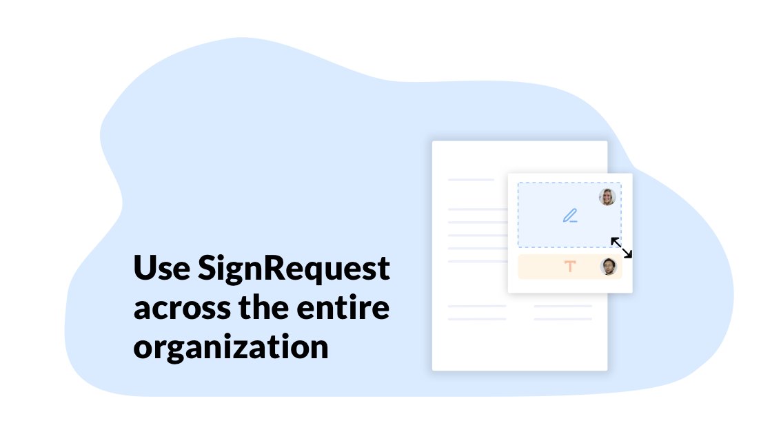 SignRequest's tweet image. SignRequest has something for everyone in your business; from HR to sales, legal to IT, operations to accounting. Use it to streamline processes, increase conversion, and reduce turnaround time — all for a competitive price 💫 bit.ly/3GogsDD #esignatures #momentumleader