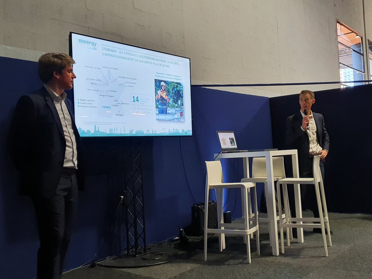 onybe's tweet photo. #HyVolution2021 - Parlons stockage d'#hydrogène : 
"Les cavités salines sont creusées dans les couches de sel. Elles présentent toutes les caractéristiques techniques pertinentes pour le stockage d'H2" @Storengy
@HyVolution https://t.co/w2vDXrtEnf